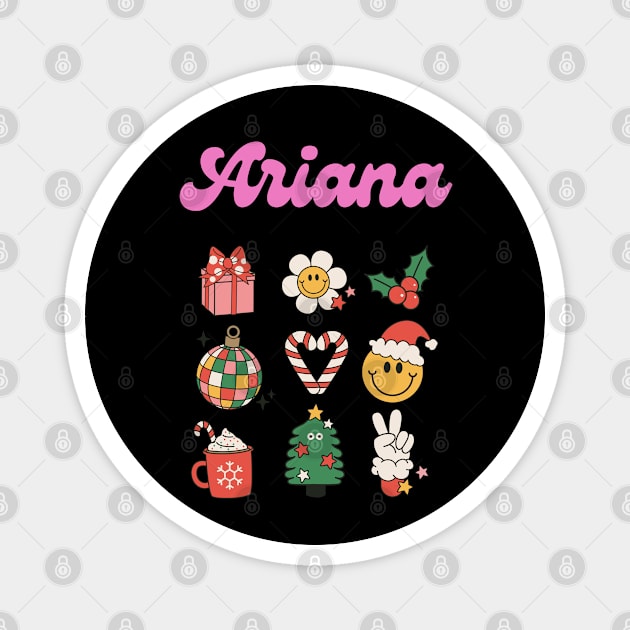 Ariana Custom Request Personalized - Merry Christmas Magnet by Pop Cult Store